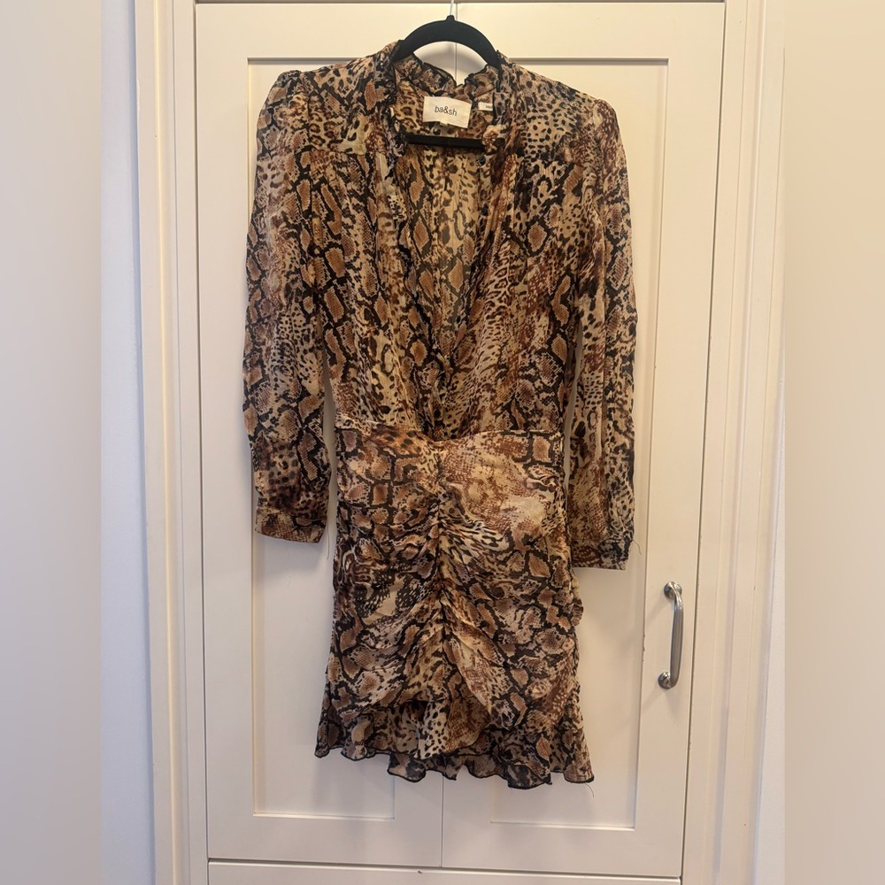 ba&sh Snake Print Dress - Picture 3 of 5